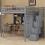 Lit mezzanine double avec tiroirs Jamesy Kids-852834490