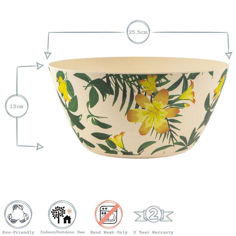 Nicola Spring Bamboo Salad Bowl