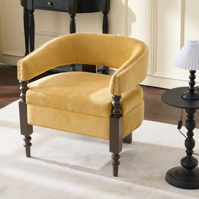 Barrel Upholstered Armchair
