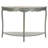 Christina Firewood Pine Console Table - 48" French Style Half Moon Entry Table with Cabriole Legs-252866301