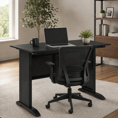 47.2'' W Modern Simple Executive Computer Desk with Sturdy Steel Frame