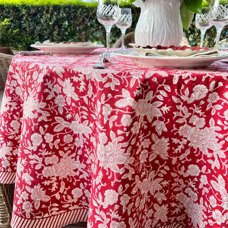Carmen Round Tablecloth, 90" Round