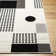 Rectangle Drooff Geometric Machine Woven Polypropylene Area Rug in Black