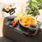 360° Rotating Couch Arm Tray Table With Phone Stand - Extra Large Multi-Functional Sofa Armrest Tray For Drinks, Snacks, Remote Control, And Devices - Sturdy Non-Slip Design Fits Most Couches