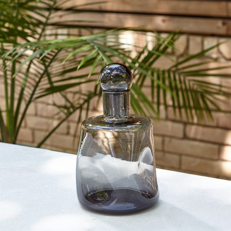 Carafe pincée - gris - court, H 10 po x l 5,5 po x P 5,5 po