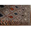 Tapis gris en laine noué à la main de conception unique 7 pi x 9 pi 6 po New Age