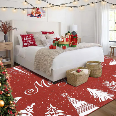 Geometric Washable Area Rug