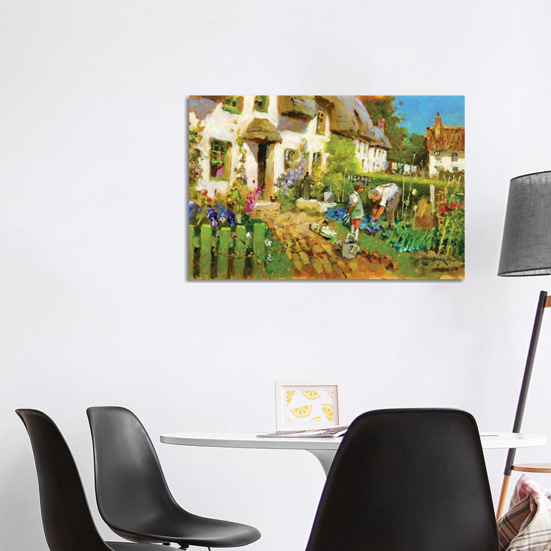 Down The Backs by John Haskins - Wrapped Canvas Print, 66.04cm H x 101.6cm W x 1.905cm D