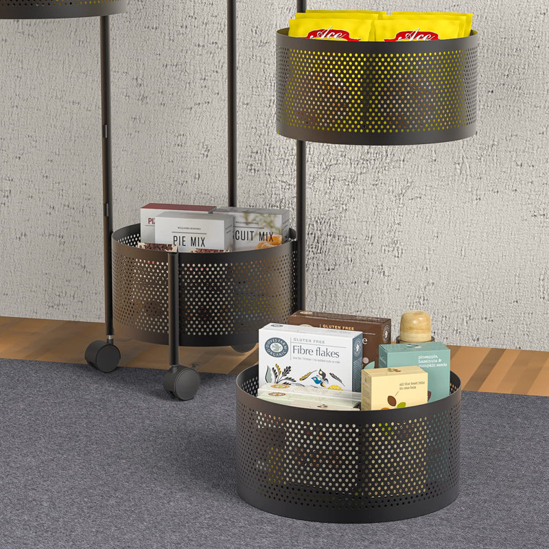 Devi 33.5cm W Metal Storage Rack