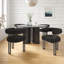 Mahjabi Upholstered Dining  Arm Chairs-964387339