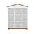 House-Shaped Storage Rack With Nine Storage Compartments, Three-Layer Bookshelf  With Colorblock Design (Bookshelf)