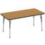 Table d'activité rectangulaire à hauteur réglable en forme de T-99069345-99069347-66420724