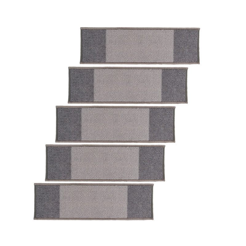 TAPIS DE BAIN GRANDS À LA FRONTIÈRE DOUX ET DOUBLE À LAVAGE (ensemble de 13), Rectangle 2 pi 1 po x 6 po