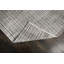 Tapis gris tissé à la main à motif de chevrons Pétrolia-19565250