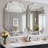 Large Wall Mirror For Decor, Horizontal Or Vertical Frameless Beveled Edge Mirror, Full Length Wall Mirror For Living Room, Bathroom, Bedroom, Hallway, Dining Room(35.8'' X 23.8'')-211582771