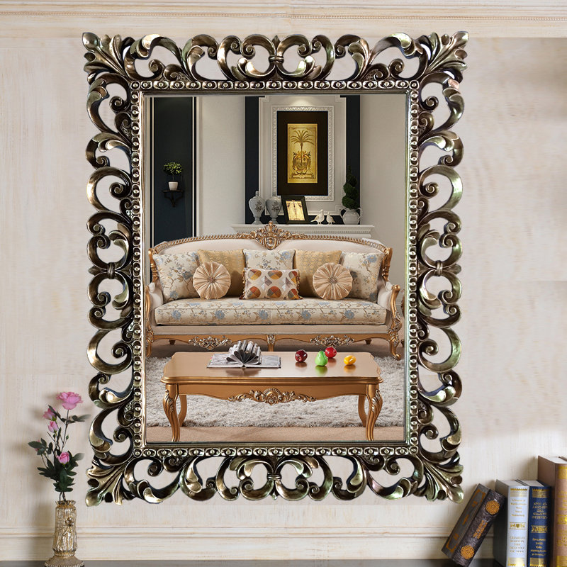 Infinity Rectangle Resin Beveled Wall Mirror