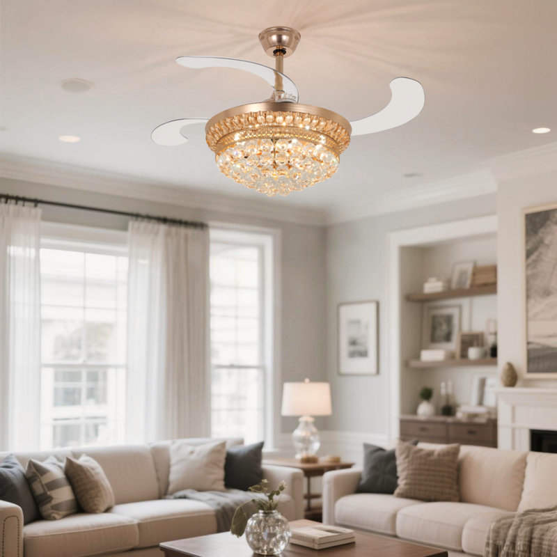 Faruq 42'' Ceiling Fan with LED Lights