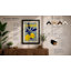 Lemon Modern Poster Mid-Century - Framed Print-465345377-465345380