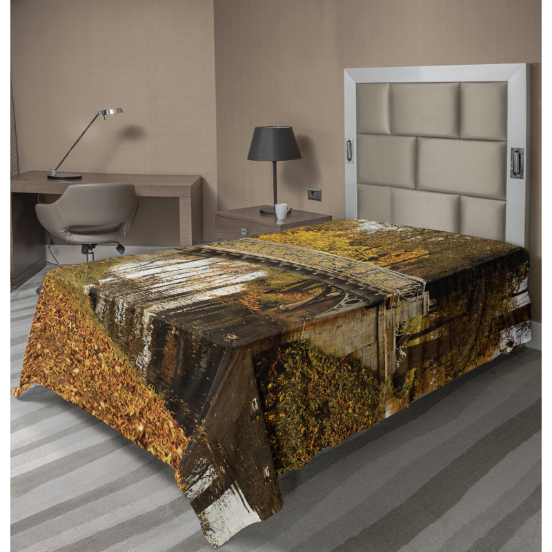 Microfiber No Pattern And Not Solid Color Flat Sheet, Twin XL Flat Sheet