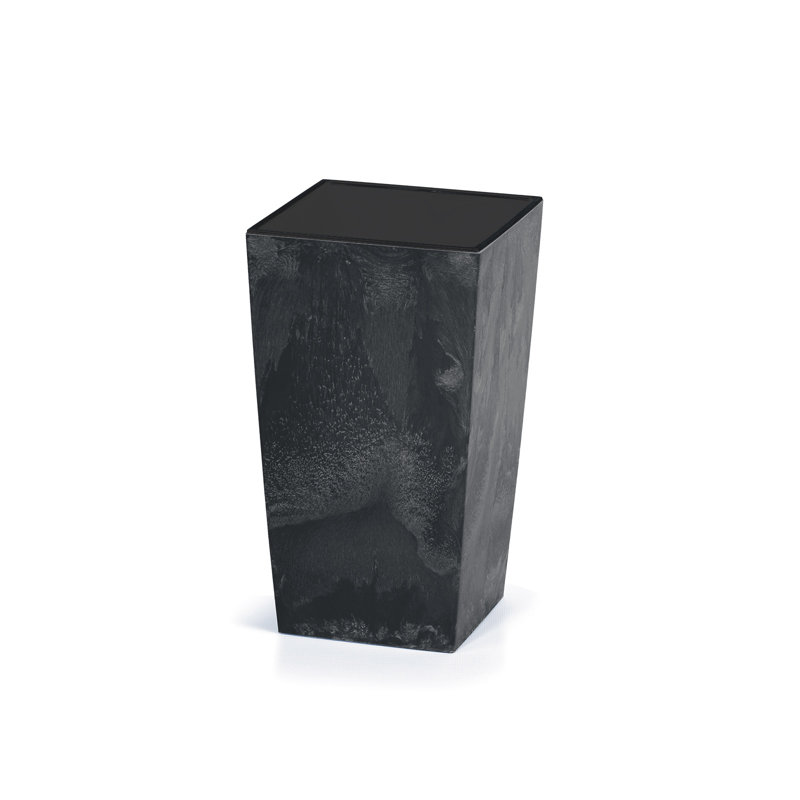 Baxman Planter, Anthracite, 50cm H x 26.5cm W x 26.5cm D