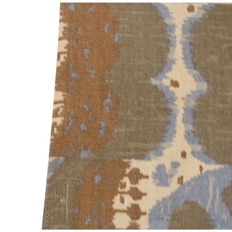 Tapis rectangulaire en laine à tissage plat