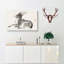 Elk by Kono Bairei - Wrapped Canvas-55315844