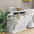 Laundry Sorter Cabinet - White, , Painted Exterior, Removable Bags For Laundry, 100lb Load Capacity, Assembly Instructions Supplied In Coated, Cloth Storage Bags, Simple Assembly, 100-pound Capacity-478333155-478333181