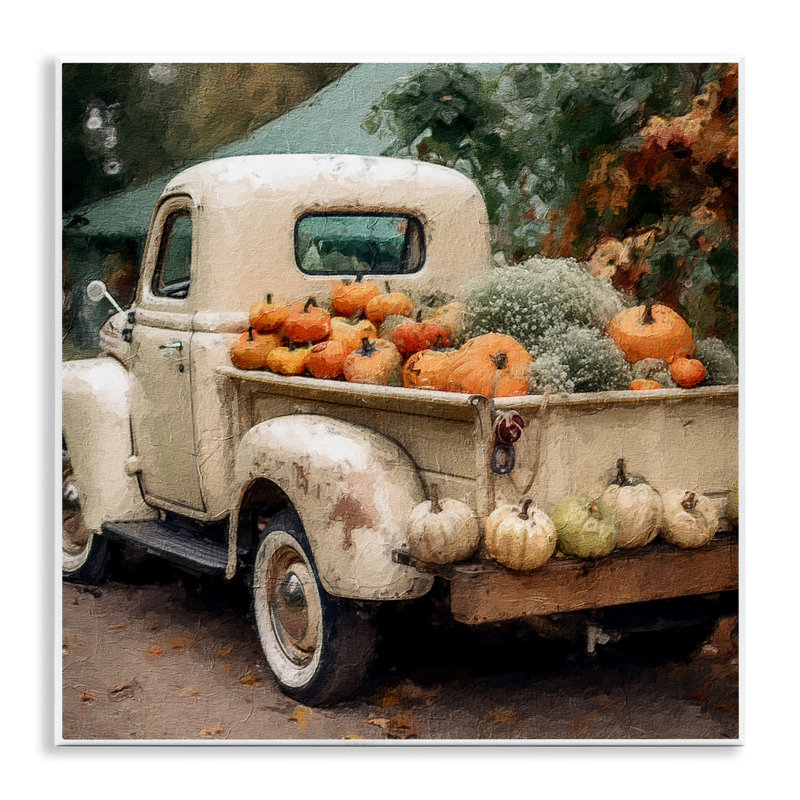 Camion citrouille et gourde par Riley B