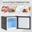 HOMCOM Mini Freezer Countertop-116842972