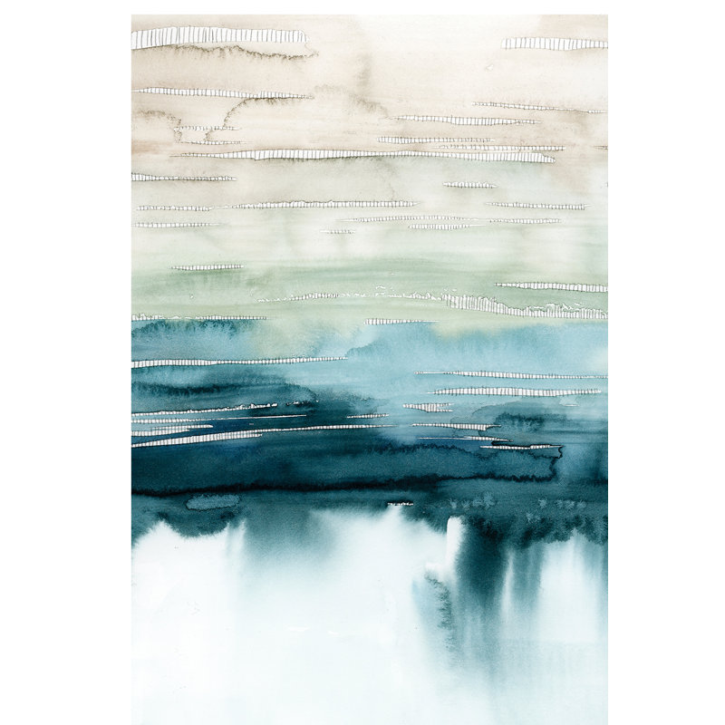 Organic Cascade I by Grace Popp - Wrapped Canvas Painting, 101.6 cm H x 66.04 cm W x 3.175 cm D