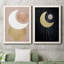 Lunar Mystic - Ensemble de 2 peintures sur toile encadrées-1896629428-1896629424