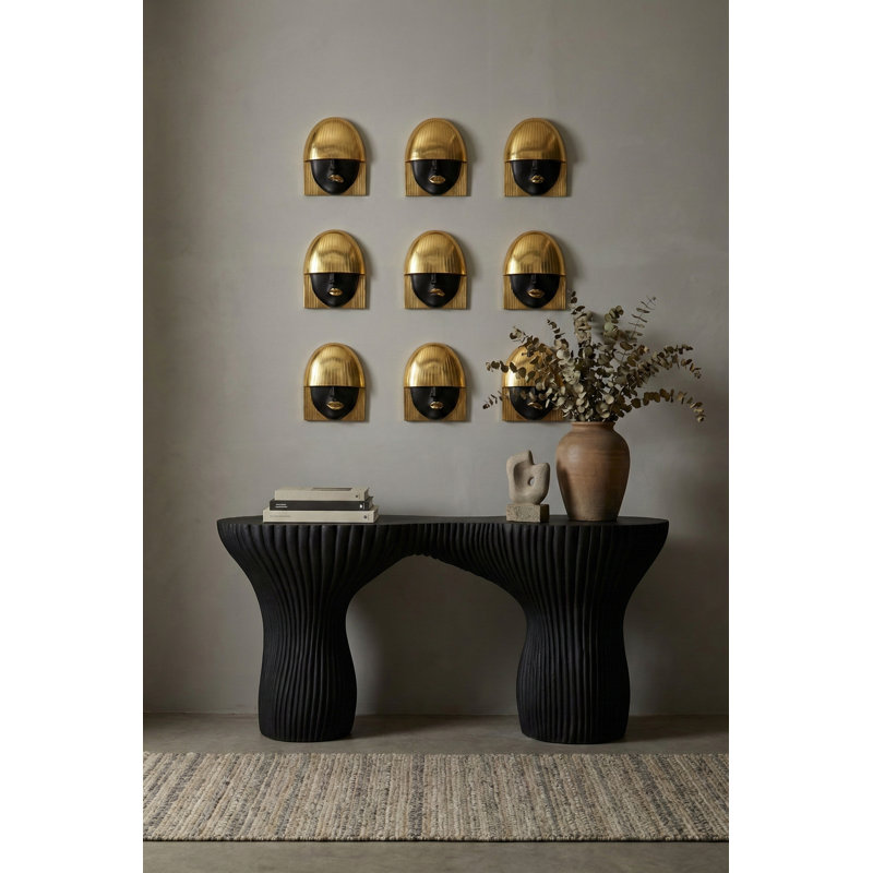 Fashion Faces Wall Décor, Gold Leaf/Black