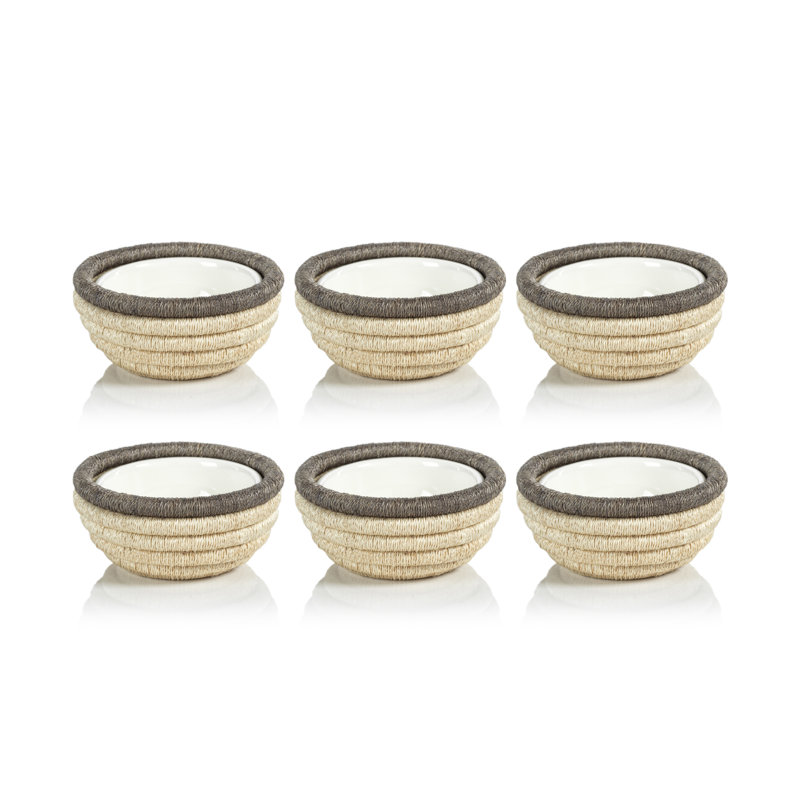 Desserte à condiments Matéria, Beige / gris taupe, H 2,5 po x l 5,25 po x L 5,25 po
