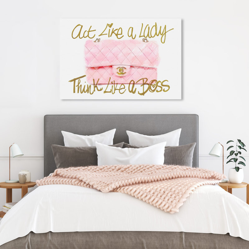 Like a Lady Boss - Impression sur toile, H 24 po x l 36 po x P 1,5 po, Toile tendue