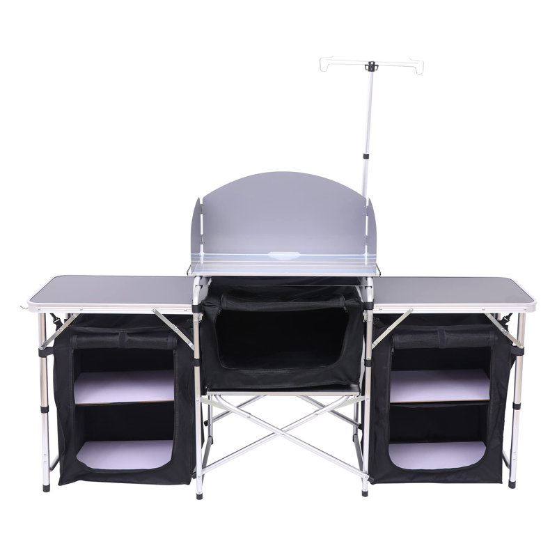 Table de camping pliante en aluminium Kenna-Marie