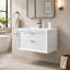 Ensemble de meuble-lavabo mural moderne minimaliste 30 po Danbury-120782537
