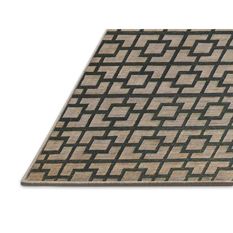 Tapis abstrait moderne 4709, Tapis de couloir 2 pi x 5 pi