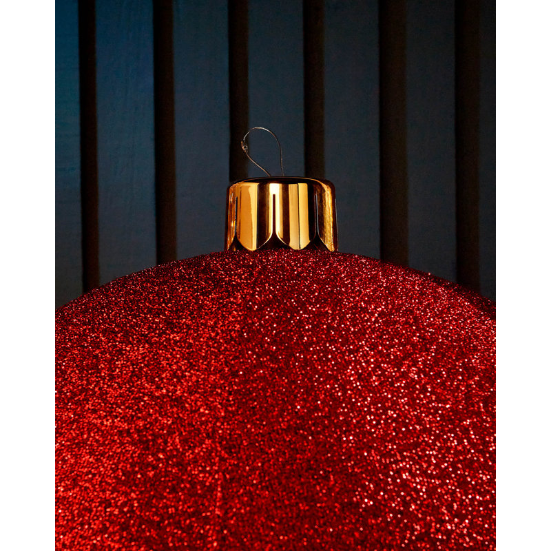 PVC Bauble, 76.2cm H x 76.2cm W x 76.2cm D, Red