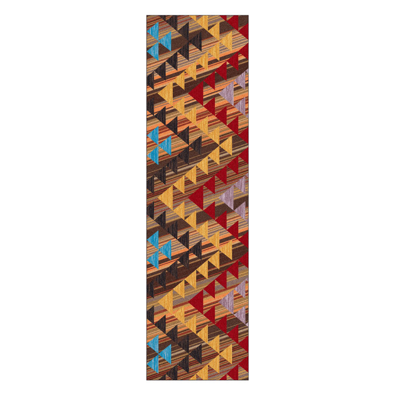 Tapis jaune tissé à la machine Marvale, Tapis de couloir 2 pi x 8 pi