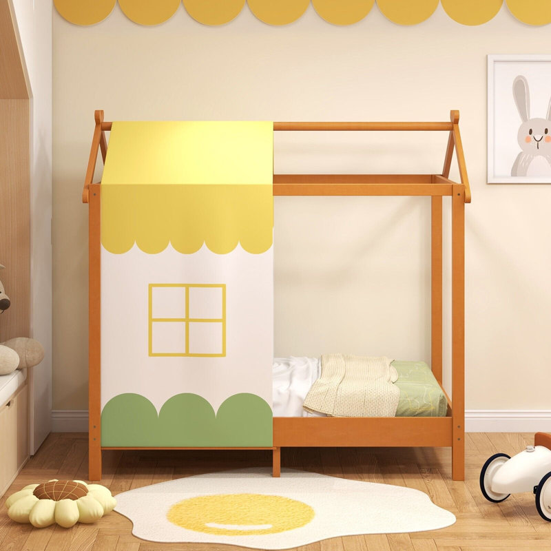 Solid Wood Bed