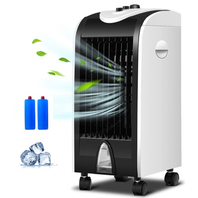 Giantex Evaporative Air Cooler, Portable Cooling Fan W/humidifier For Home Office Dorms