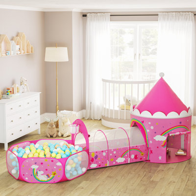 Songmics 135 cm W x 275 cm D Indoor Fabric Play Tent