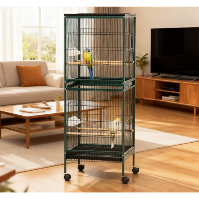 Bird Aviary Indoor with Multi-Door Design
