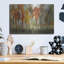 Art mural en métal luxueux «Enchanted Forest» par Silvia Vassileva, 16 po x 12 po