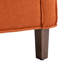 Fauteuil d'appoint avec repose-pieds, fauteuil demi-tonneau club Mid-Century-240304074