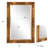 Solid Wood Frame Rectangle Wall Mirror-1628061005