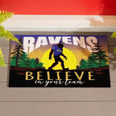 Paillasson en PVC Baltimore Ravens, 28 po x 16 po