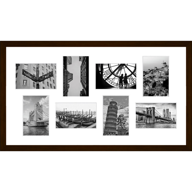 Aarre Collage Picture Frame, Dark Brown