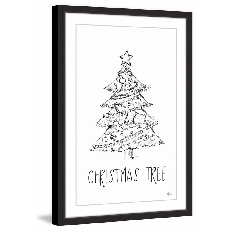 « my favori tree », reproduction d’art encadrée, l 20 po x H 30 po x P 1,5 po