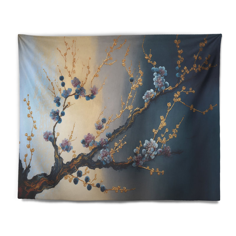 Polyester polyester bleu cerisier, H 32 po x l 39 po